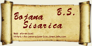 Bojana Šišarica vizit kartica